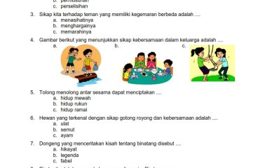 Asah Kemampuanmu Latihan Soal Kelas 4 Tema 2 Subtema 2 Manfaat
